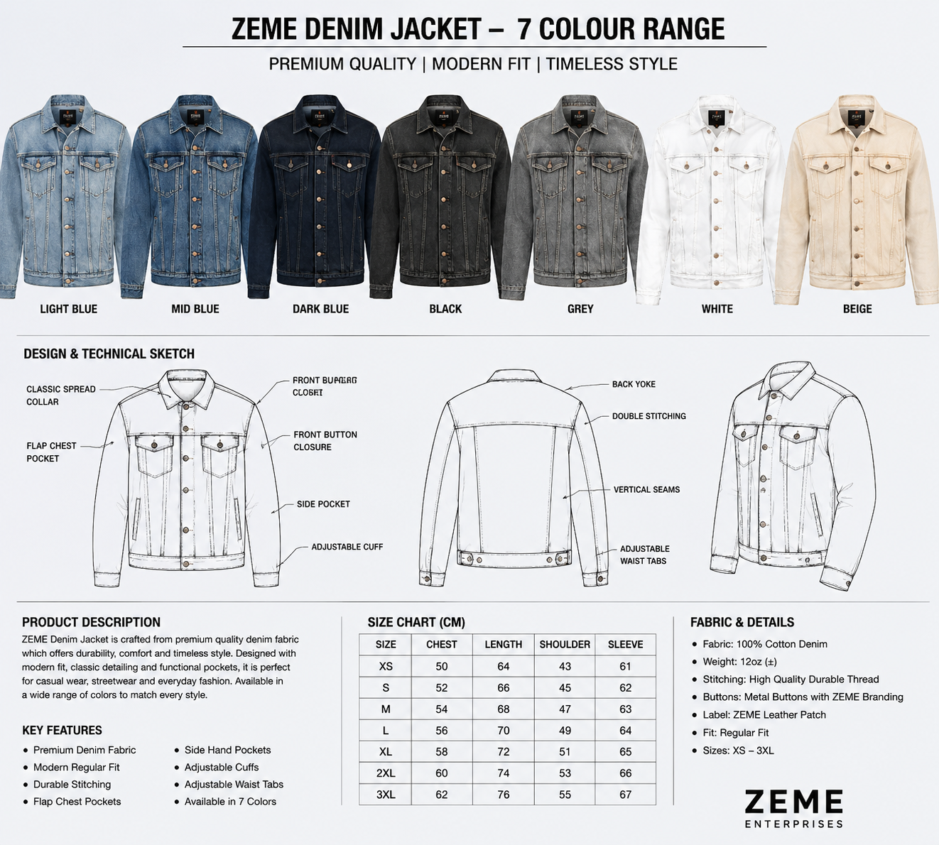 ZEME Denim Jacket